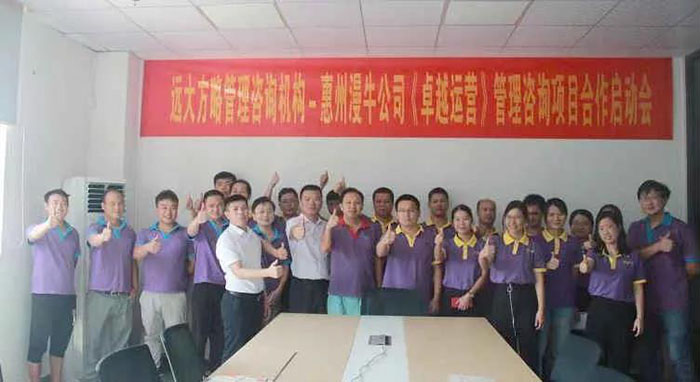 惠州市漫牛科技有限公司“卓越運(yùn)營--銷售改善”項目案例